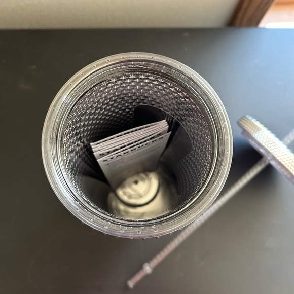 Starbucks Mickey Mouse Disney 100 Walt Disney World Silver Textured Tumbler NWT - Picture 7 of 7